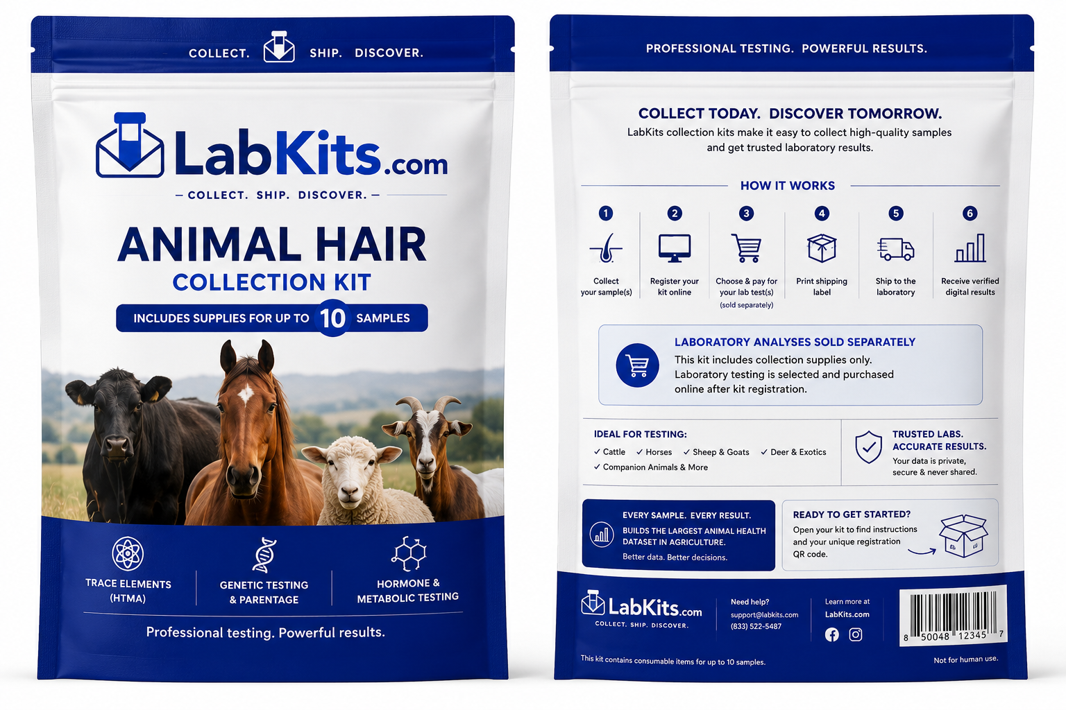 Animal Hair Collection Kit